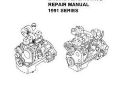 Komatsu Engines Model 410 Shop Service Repair Manual - S/N ALL