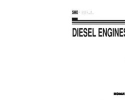 Komatsu Engines Model 4D120-11-A Shop Service Repair Manual - S/N 50006-UP