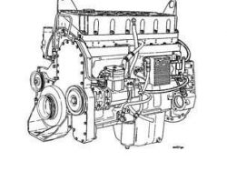 Komatsu Engines Model Mta11 Shop Service Repair Manual - S/N 23555298-UP
