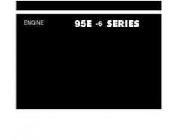 Komatsu Engines Model Saa4D95Le-6 Shop Service Repair Manual - S/N ALL
