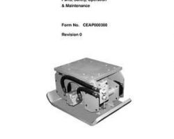 Komatsu Excavators Crawler Model Jhpc145 Owner Operator Maintenance Manual - S/N ALL  with partsbook