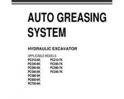 Komatsu Excavators Crawler Model Pc290-6 Owner Operator Maintenance Manual