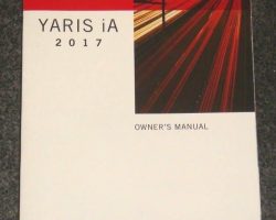 2017 Toyota Yaris iA Owner's Manual