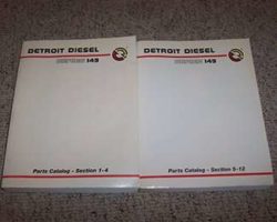 1991 Detroit Diesel 8V149, 12V149, 16V149 & 20V149 149 Series Engines Parts Catalog