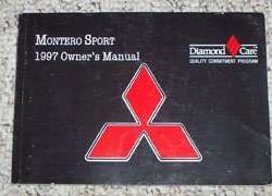 1997 Mitsubishi Montero Sport Owner's Manual