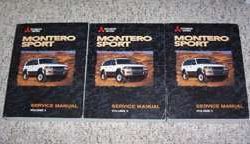 1998 Mitsubishi Montero Sport Service Manual
