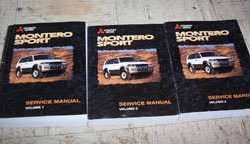 1999 Mitsubishi Montero Sport Service Manual