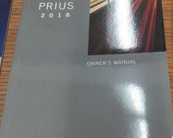 2018 Toyota Prius Owner's Manual