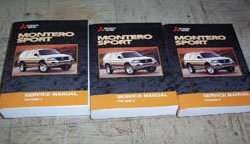 2000 Mitsubishi Montero Sport Service Manual