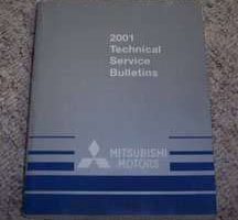 2001 Mitsubishi Montero Sport Technical Service Bulletins Manual
