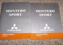 2004 Mitsubishi Montero Sport Service Manual
