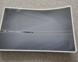 2008 Subaru B9 Tribeca Owner's Manual