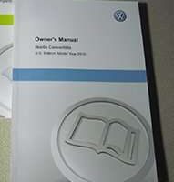 2015 Volkswagen Beetle Convertible Owner's Manual