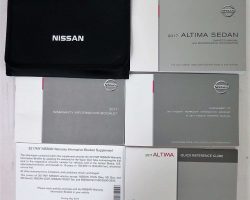 2017 Nissan Altima Owner Operator User Guide Manual Set