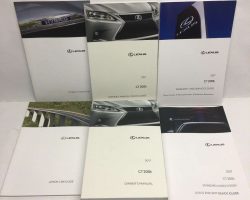 2017 Lexus CT200h Owner's Manual Set