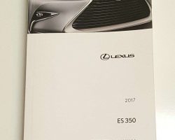2017 Lexus ES350 Owner's Manual