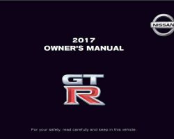 2017 Nissan GT-R Owner's Manual