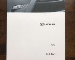 2017 Lexus GX460 Owner's Manual