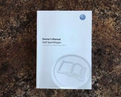 2017 Volkswagen Golf SportsWagen Owner's Manual