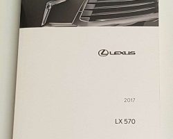 2017 Lexus LX570 Owner's Manual