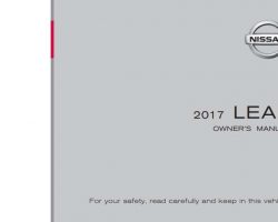 2017 Nissan Leaf Owner's Manual