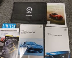 2017 Mazda MX-5 Miata Owner's Manual Set