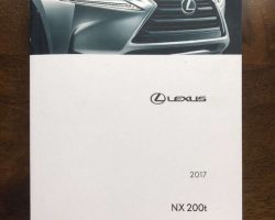 2017 Lexus NX200t Owner's Manual