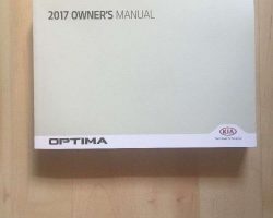 2017 Kia Optima Owner's Manual
