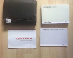 2017 Kia Optima Owner's Manual Set