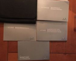 2017 Infiniti Q50 Owner's Manual Set