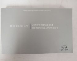 2017 Infiniti Q70 Owner's Manual