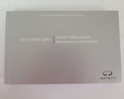 2017 Infiniti QX80 Owner's Manual