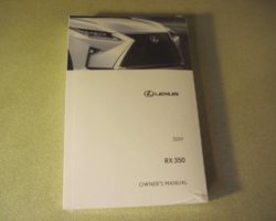 2017 Lexus RX350 Owner's Manual