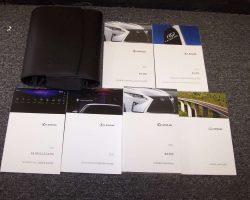 2017 Lexus RX350 Owner's Operator Manual User Guide Set