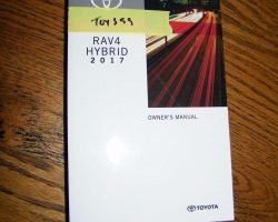 2017 Toyota Rav4 Hybrid Owner's Manual
