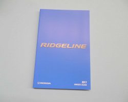 2017 Honda Ridgeline Owner's Manual