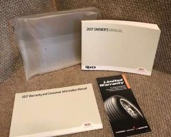 2017 Kia Rio Owner's Manual Set
