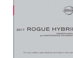 2017 Nissan Rogue Hybrid Owner's Manual