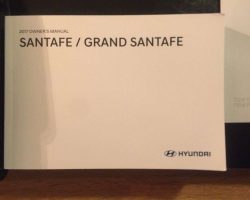 2017 Hyundai Santa Fe & Grand Santa Fe Owner's Manual