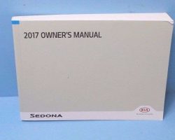 2017 Kia Sedona Owner's Manual