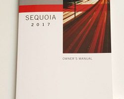 2017 Toyota Sequoia Owner's Manual