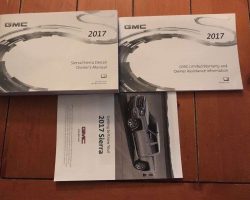 2017 GMC Sierra & Sierra Denali Owner Operator User Guide Manual Set