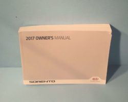 2017 Kia Sorento Owner's Manual