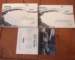 2017 GMC Terrain & Terrain Denali Owner's Manual Set