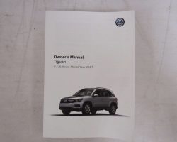 2017 Volkswagen Tiguan Owner's Manual