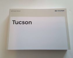 2017 Hyundai Tucson Owner's Manual