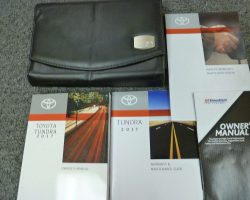 2017 Toyota Tundra Owner's Manual Set