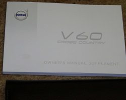 2017 Volvo V60 Cross Country Owner's Manual