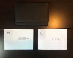 2017 Volvo V60 Owner's Manual Set