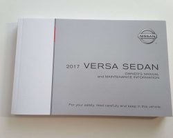 2017 Nissan Versa Owner's Manual